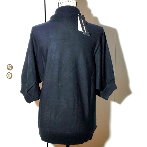 Designers Originals- Women's ARTSY Floral Sweater Top New! Size Small - Picture 3 of 5